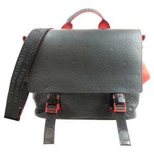 Christian Louboutin Rubiclic Messenger Bag Leather Black